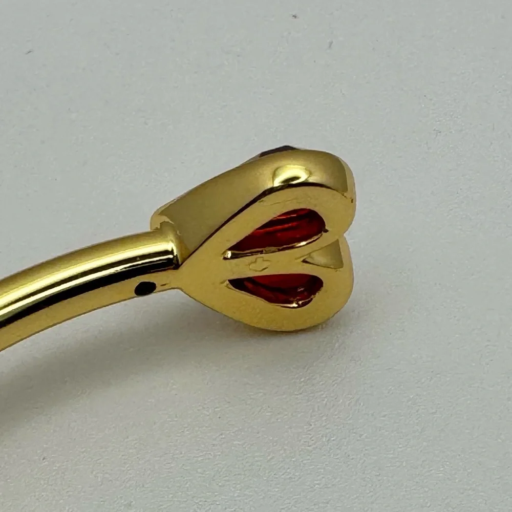 KATE SPADE Rock Solid Open Heart Flex Cuff NWT - Picture 8 of 9